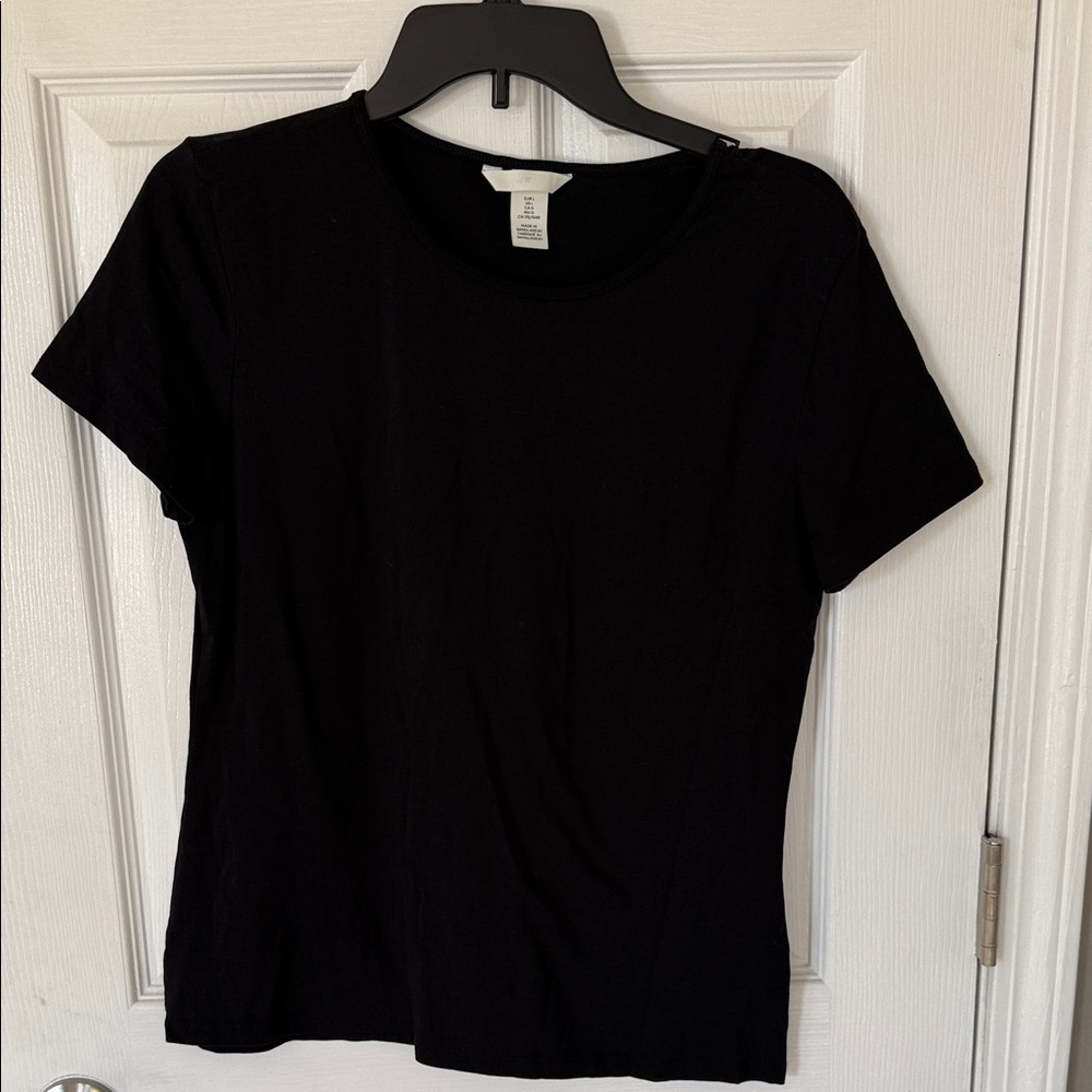 H&M Black Short Sleeve Tee
